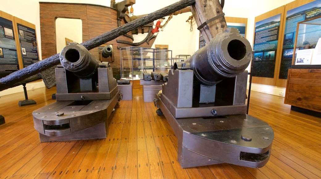 Norfolk Island which includes military items, interior views and heritage elements