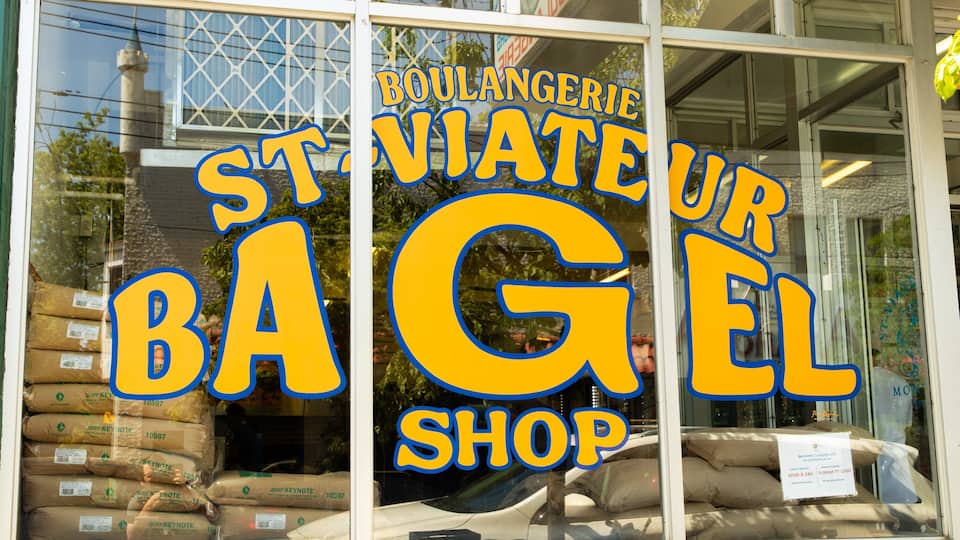 Mile End featuring signage