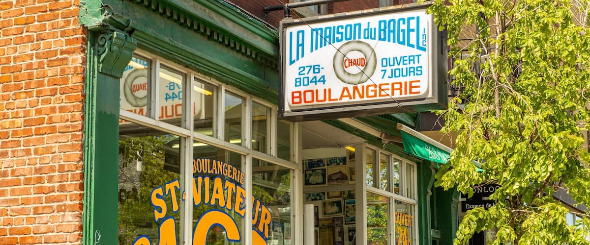 Mile End showing signage