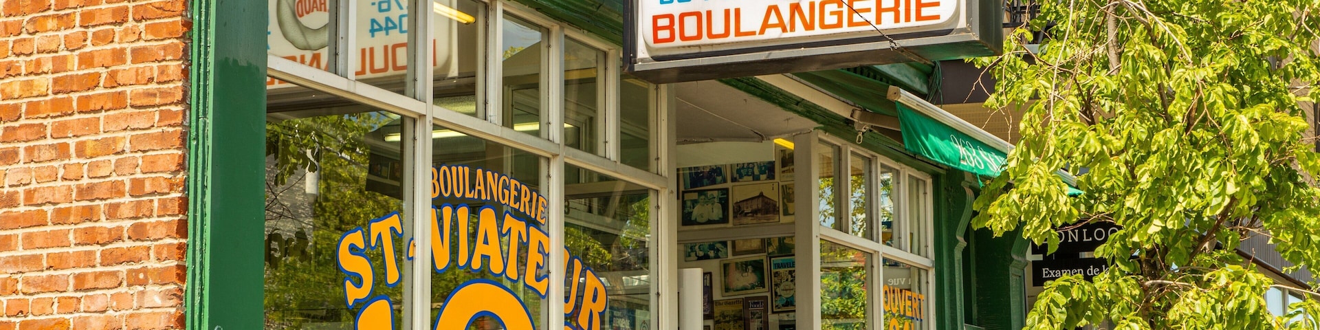 Mile End showing signage