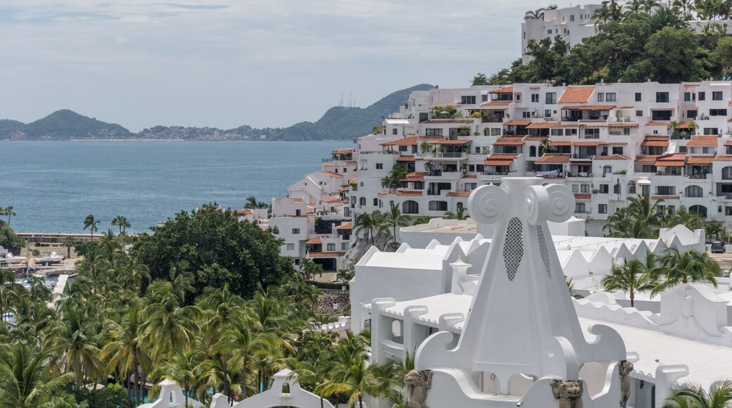 paisaje con vista al mar en manzanillo, en el hotel las hadas