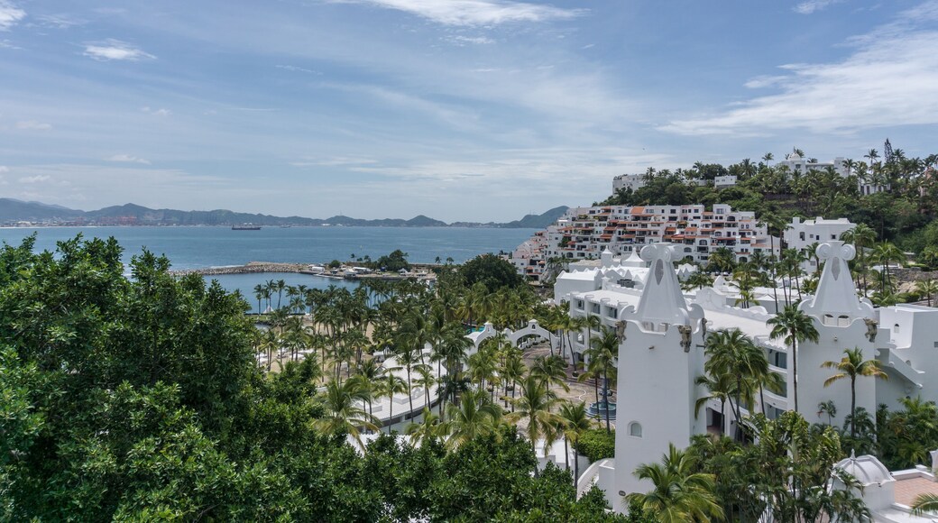 paisaje con vista al mar en manzanillo, en el hotel las hadas