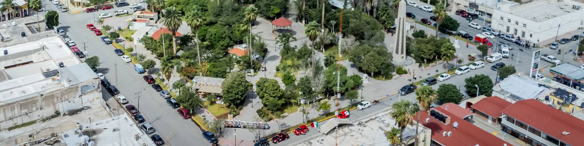 Aerial View of San Pedro, in Coahuila, Mexico.