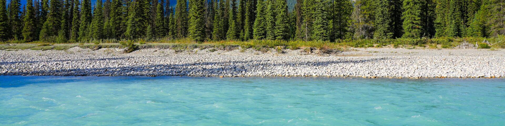 Kootenay River in the Kootenay National Park, British Columbia, Canada