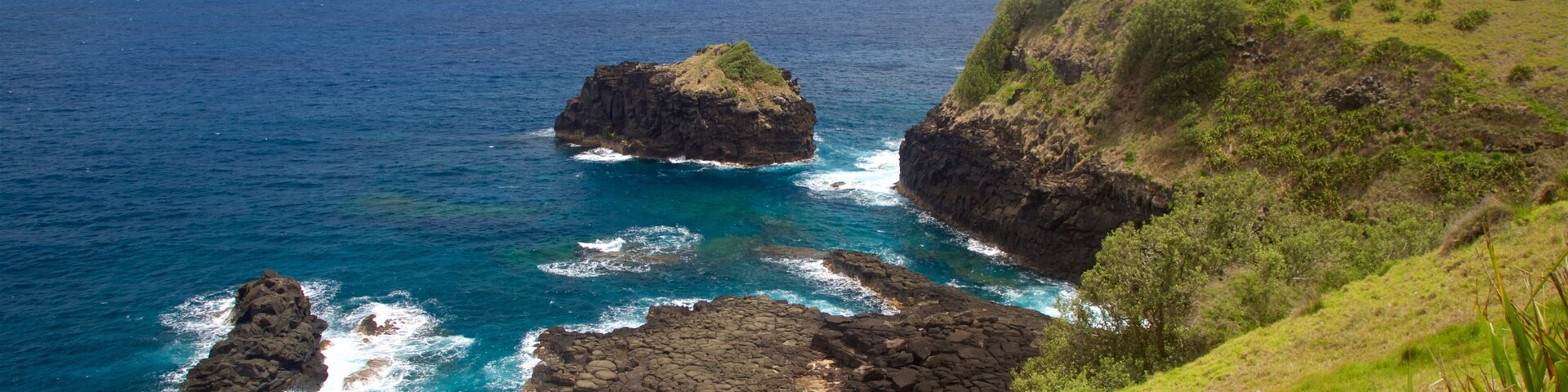 Ilha Norfolk caracterizando paisagens litorâneas, imagens da ilha e litoral acidentado