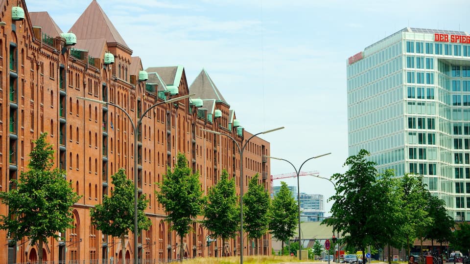 Hamburg bevat historische architectuur en een stad