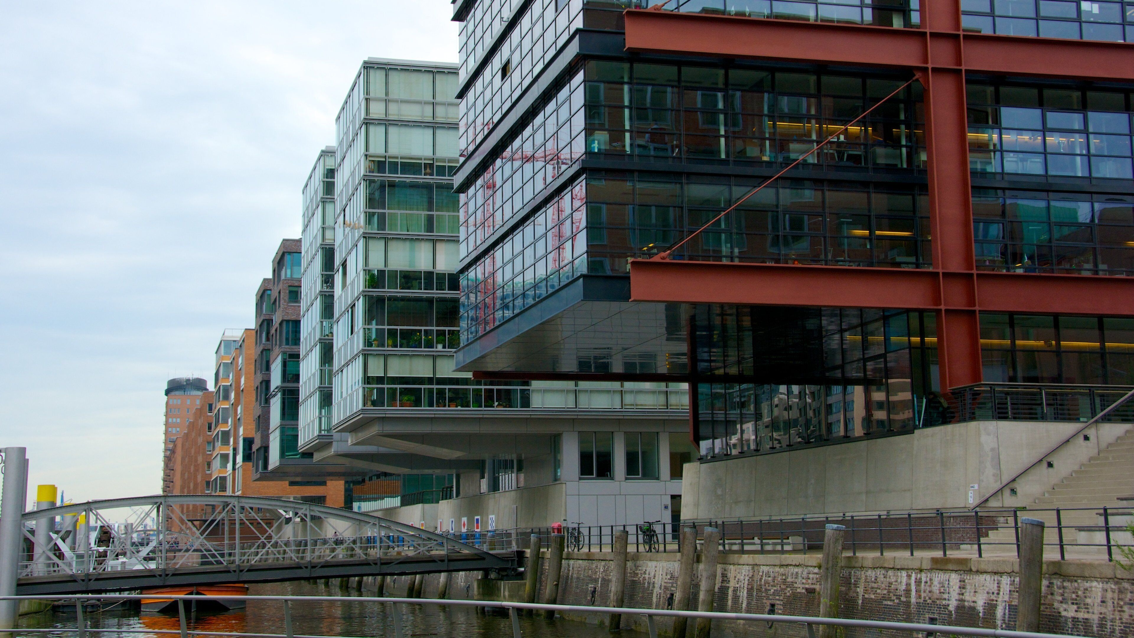 Hamburg which includes a city, city views and modern architecture