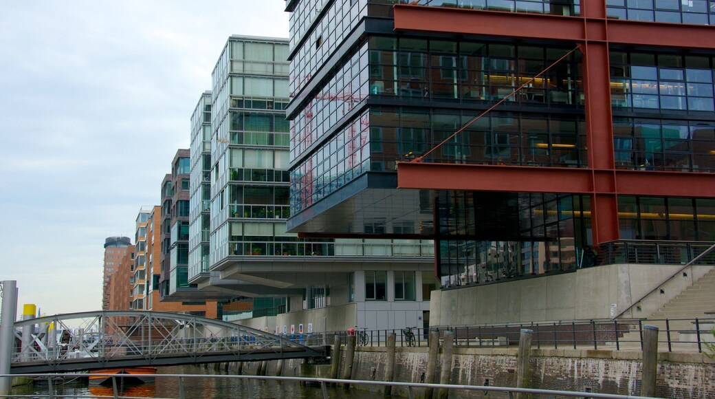 Hamburg which includes a city, city views and modern architecture