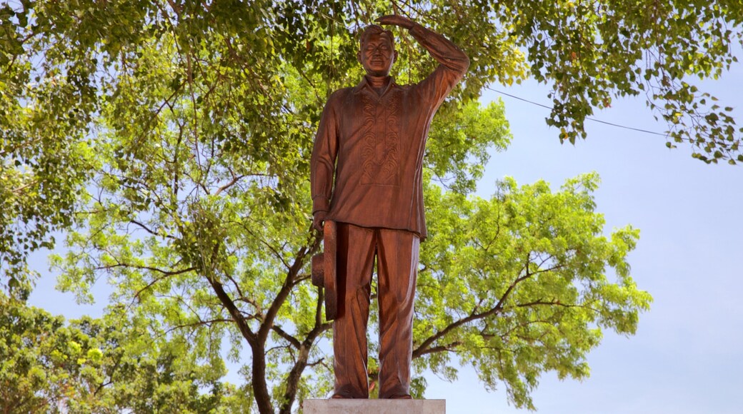 Cebu Island which includes a statue or sculpture