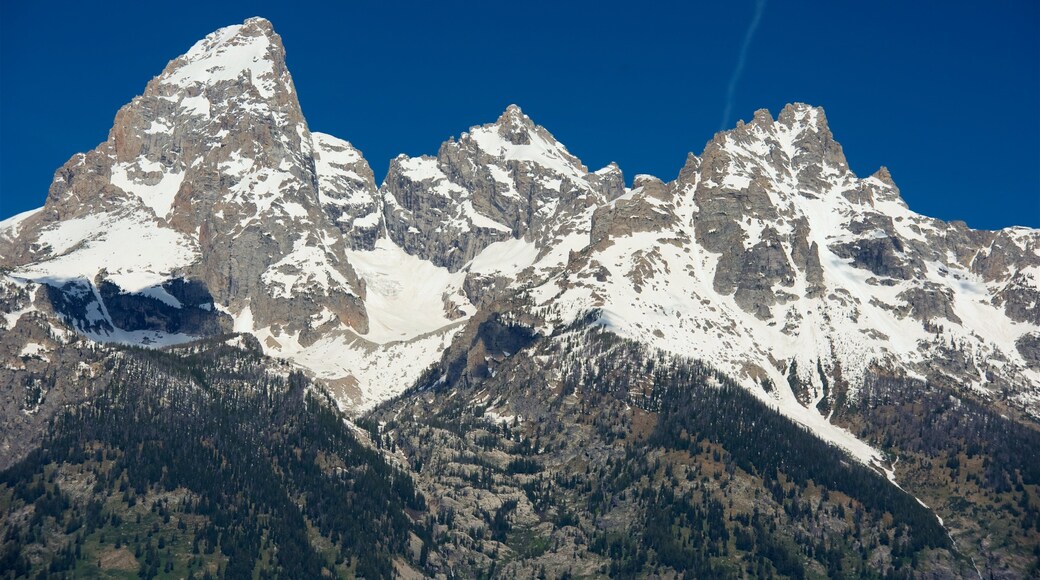 Grand Teton National Park featuring mountains and landscape views