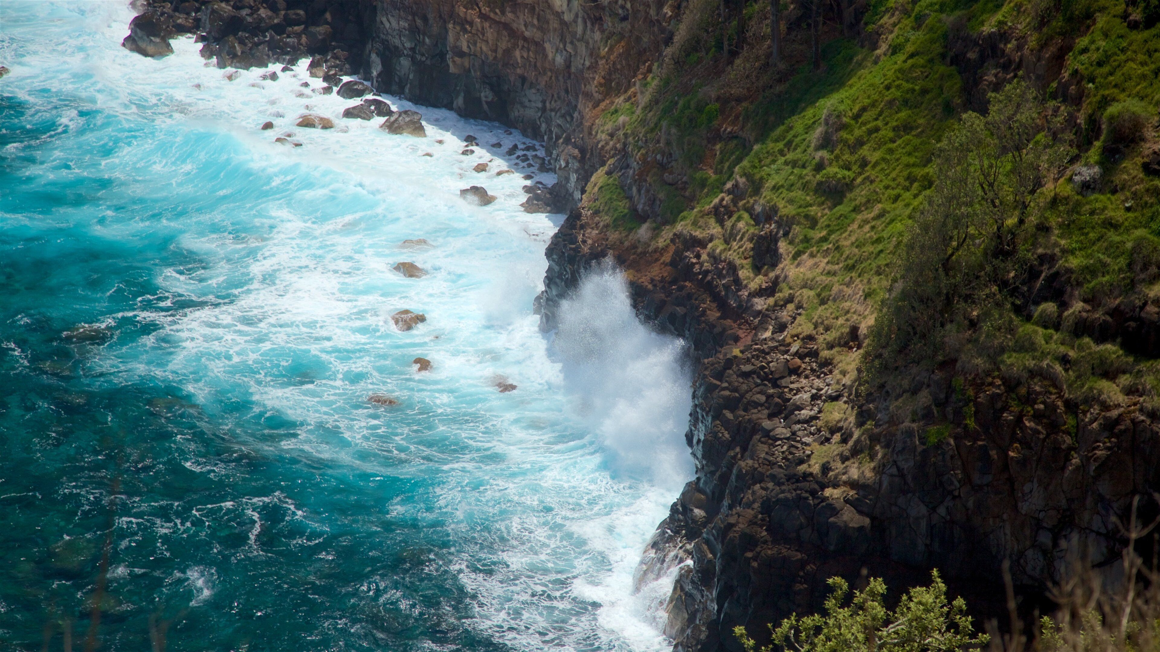 Norfolk Island showing general coastal views, rocky coastline and surf
