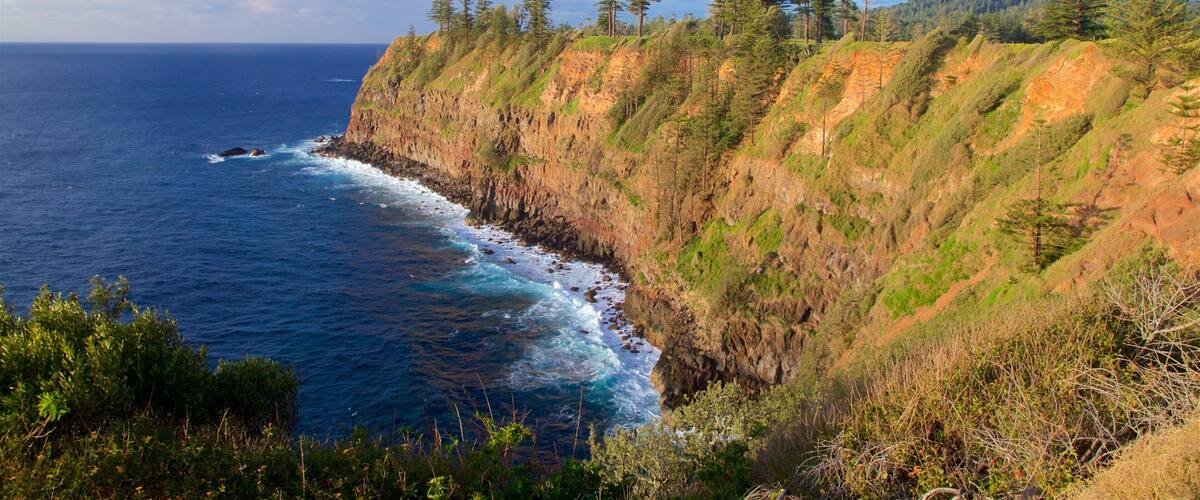 Norfolk Island which includes rugged coastline and general coastal views