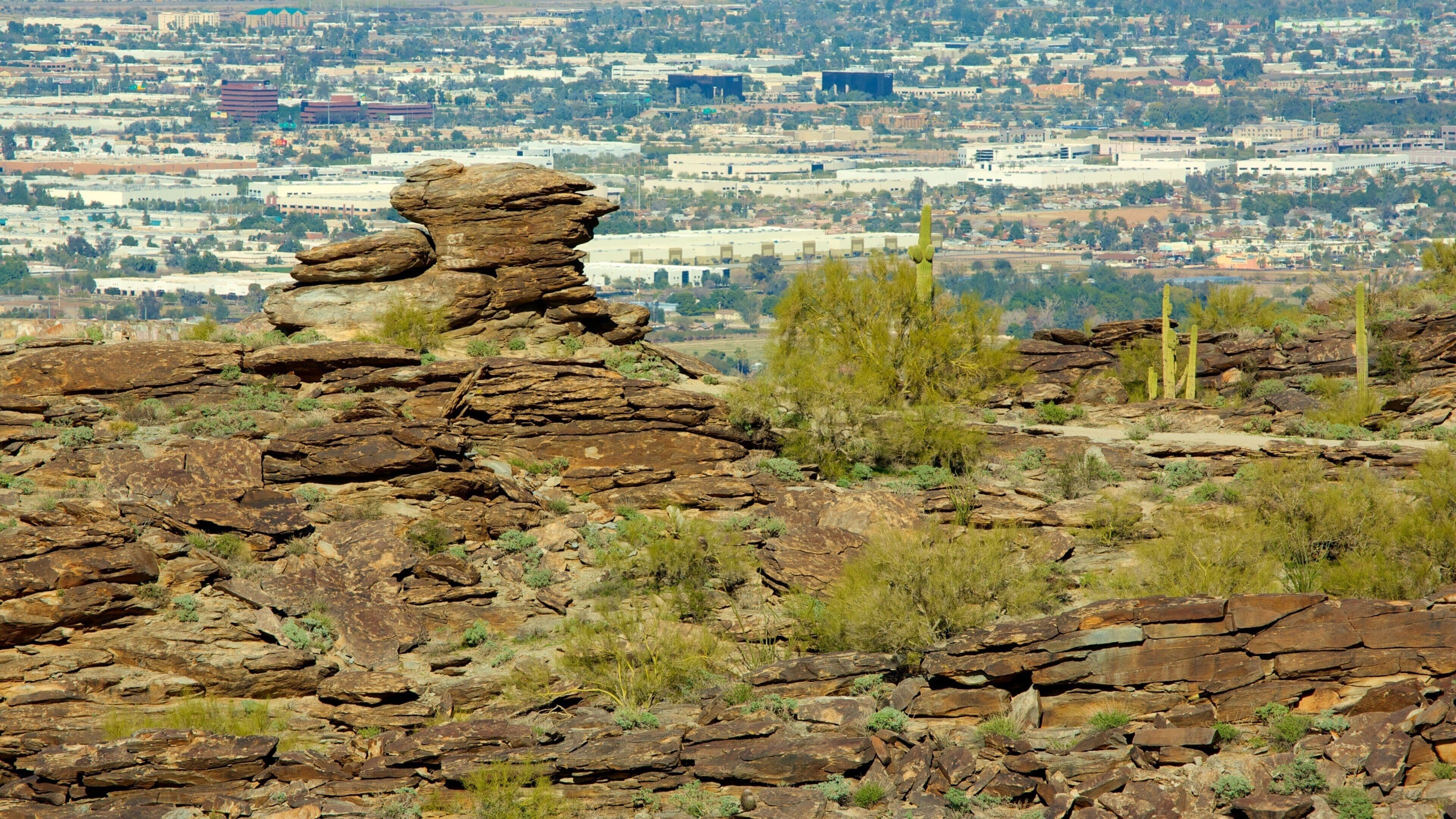 Phoenix featuring a city, landscape views and a gorge or canyon