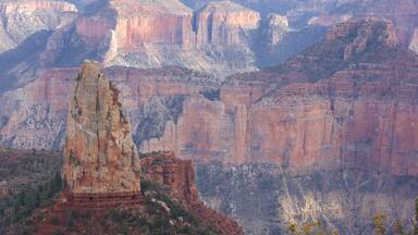 North Rim featuring desert views, a gorge or canyon and tranquil scenes