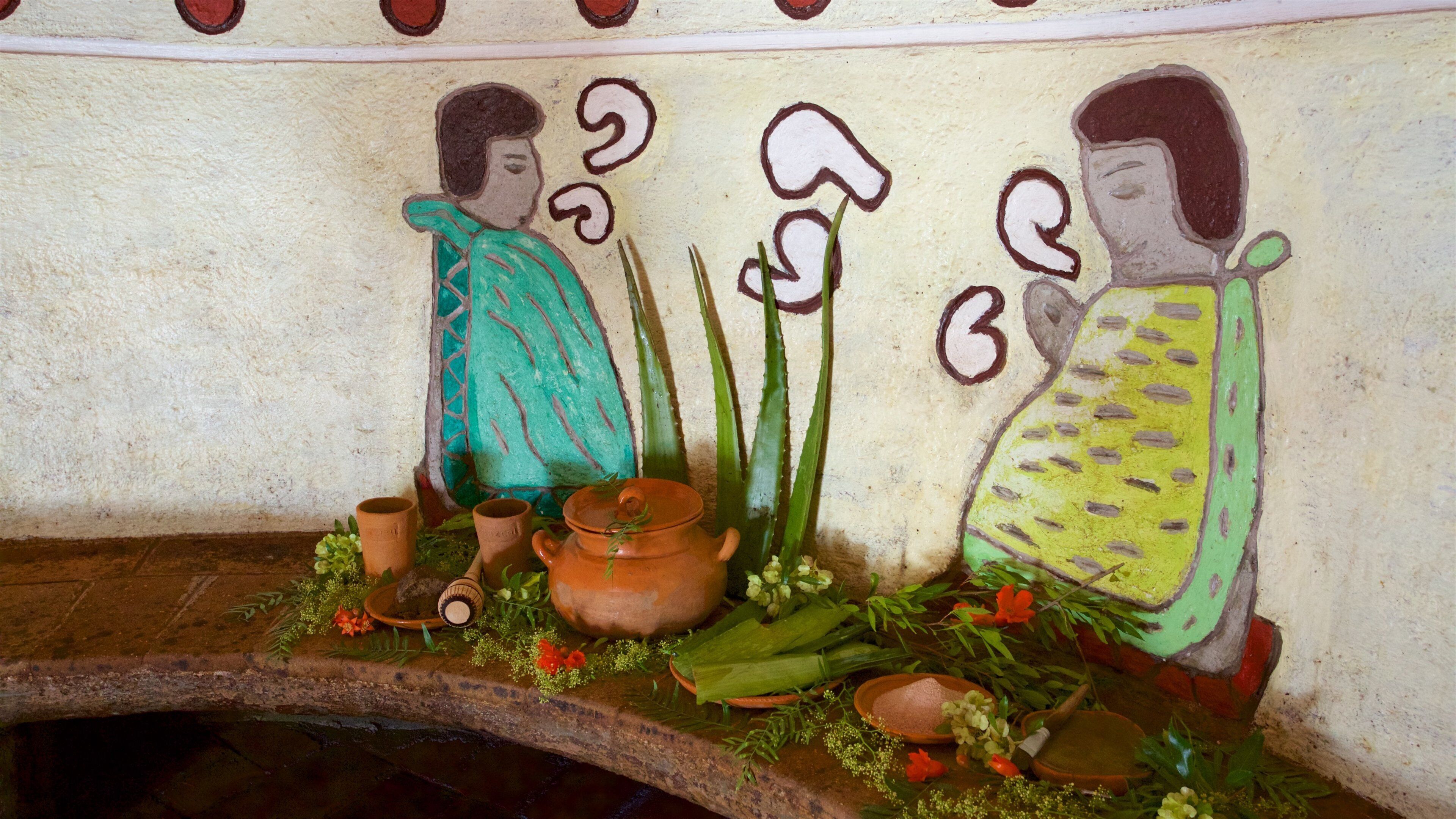 Temazcal Tonatiu Iquzayampa showing outdoor art