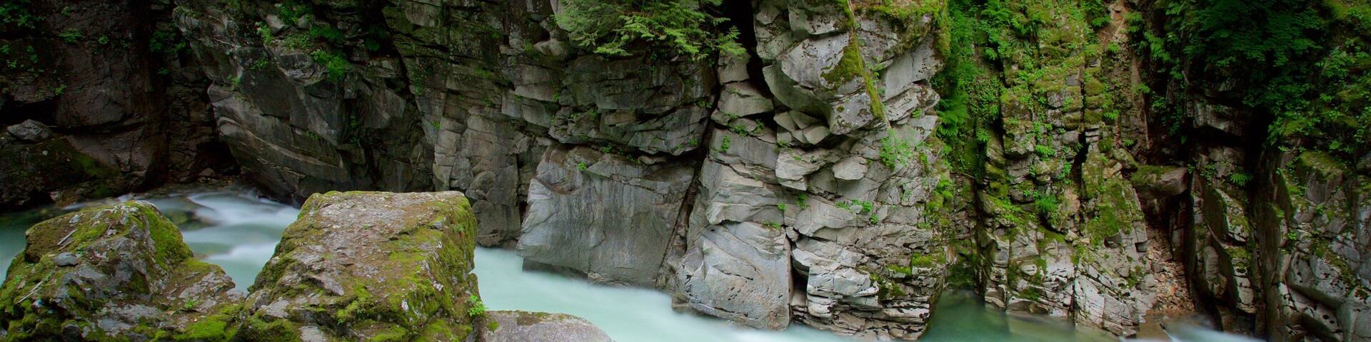 Othello Tunnels showing rapids