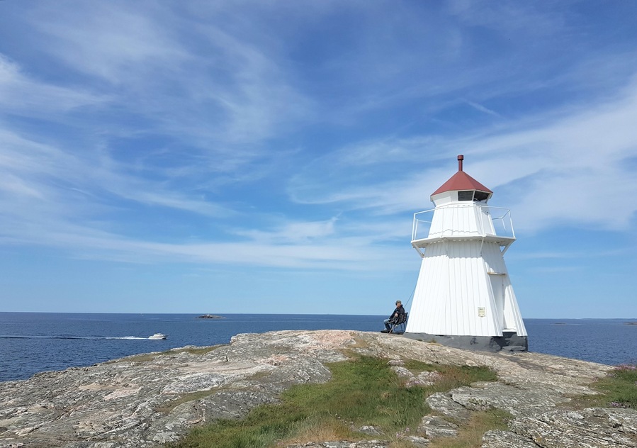 Nice Lighthouse over the sea