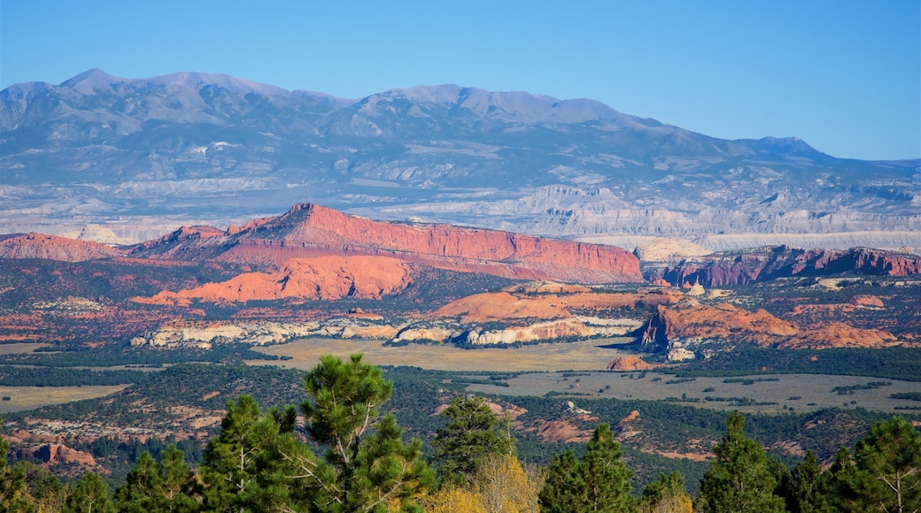 Larb Hollow Overlook which includes desert views, landscape views and tranquil scenes