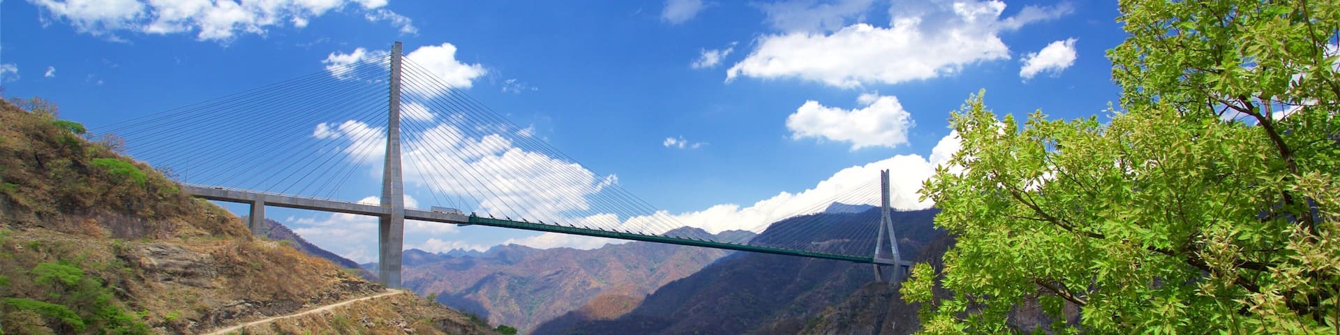 Mazatlan featuring a bridge and a gorge or canyon