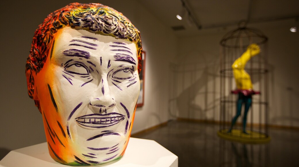 Rockford Art Museum which includes interior views and art