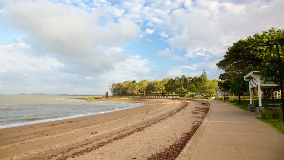 Barney Point Beach which includes general coastal views and a sandy beach