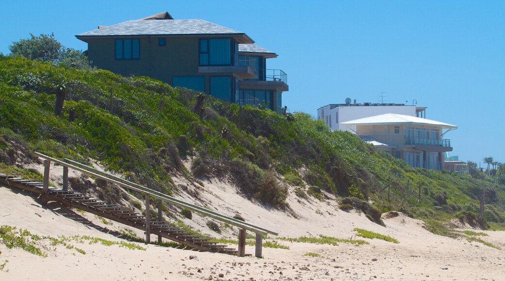 ドルフィン ビーチ どの含み 海岸沿いの町, 家屋 と 砂浜