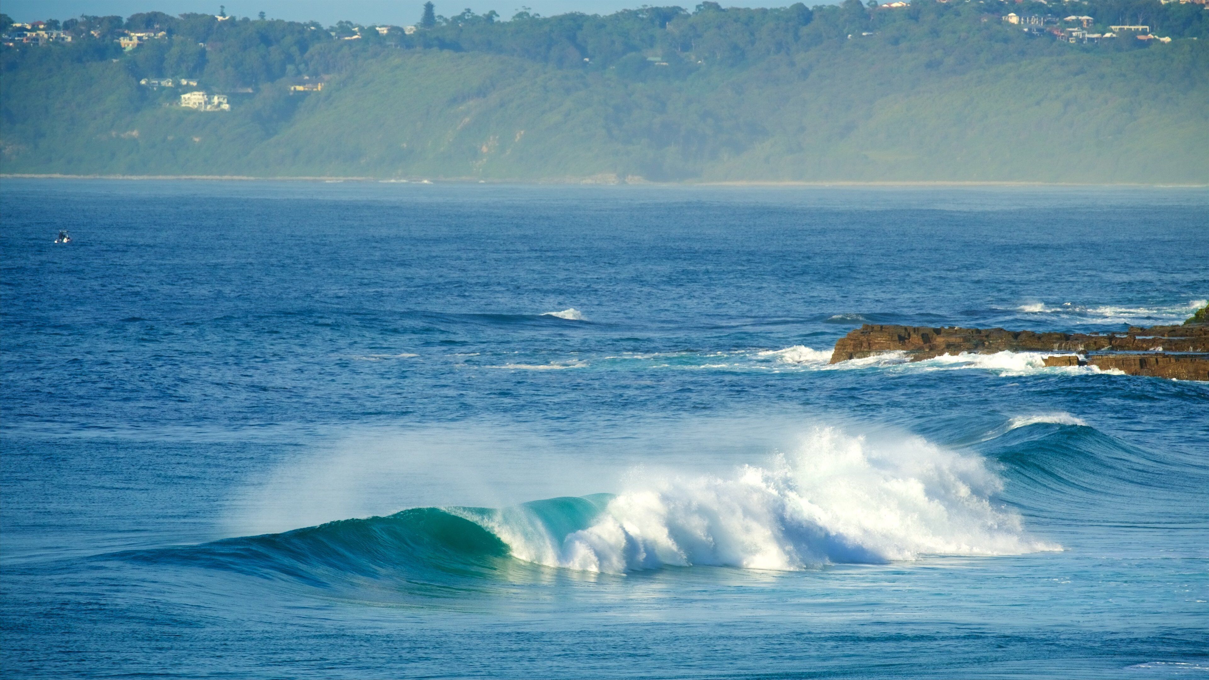 Newcastle which includes a beach