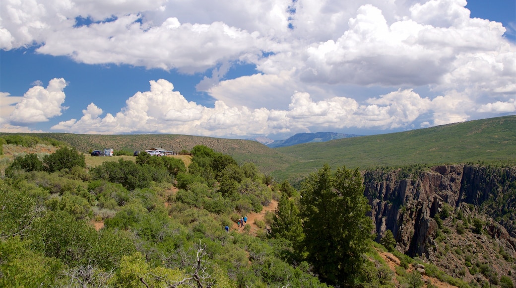 St Maarten and St Martin showing tranquil scenes, a gorge or canyon and landscape views