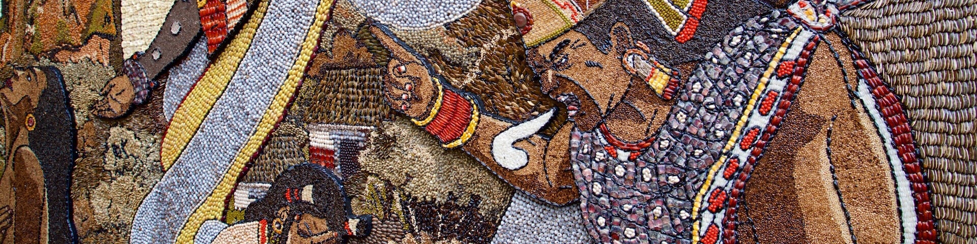 Tepoztlan mostrando arte ao ar livre