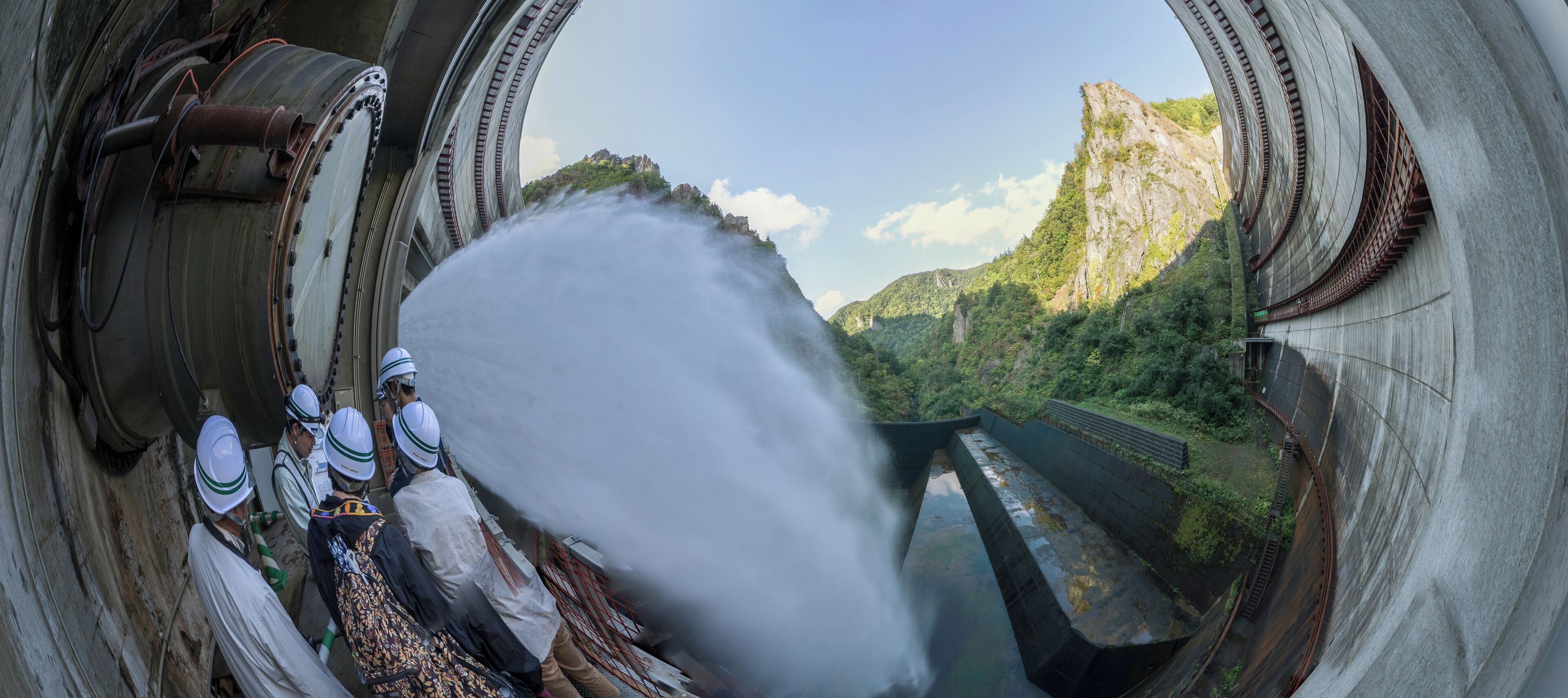Hōheikyō Dam in Sapporo, Hokkaido, Japan.