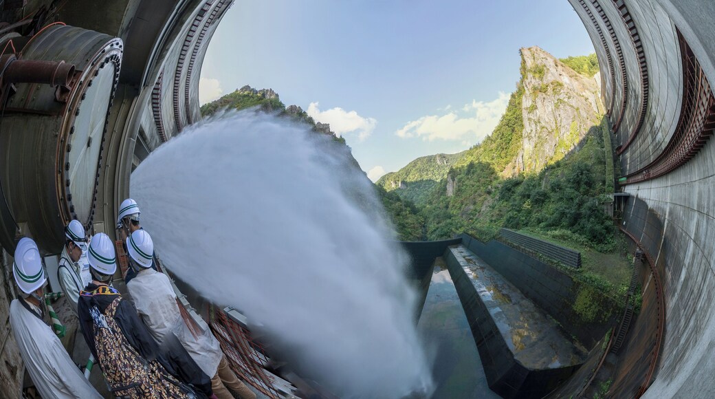Hōheikyō Dam in Sapporo, Hokkaido, Japan.