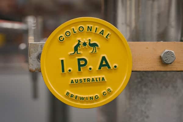 Colonial Brewing Co. showing signage