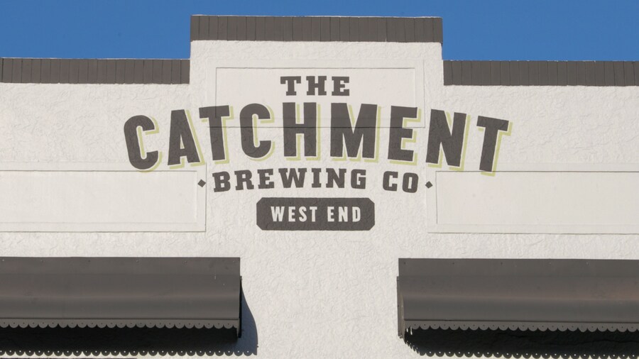 The Catchment Brewing Co. showing signage