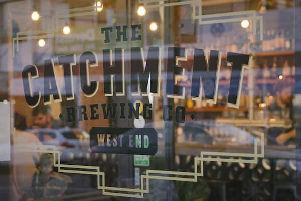 The Catchment Brewing Co. featuring signage