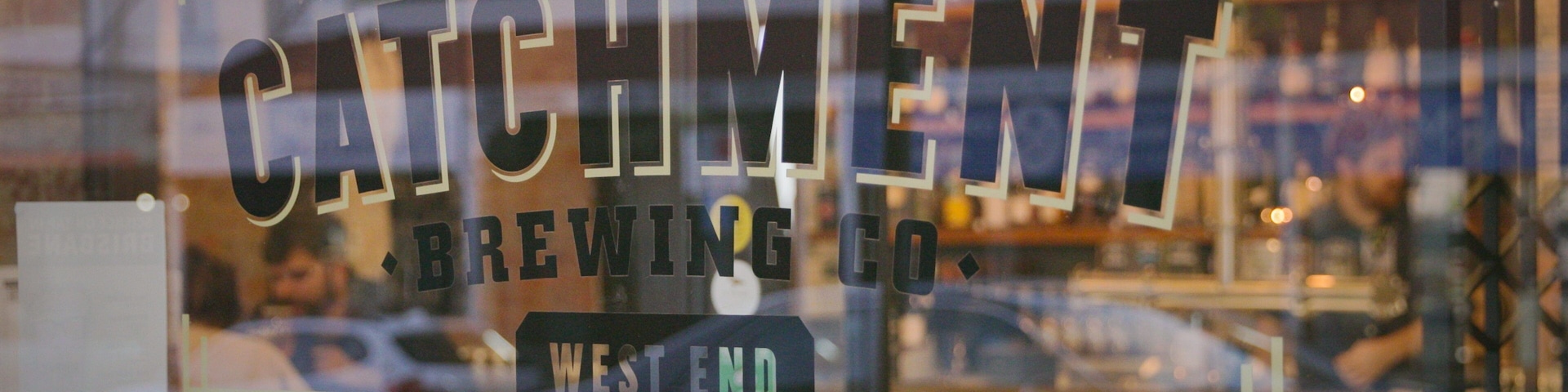 The Catchment Brewing Co. featuring signage