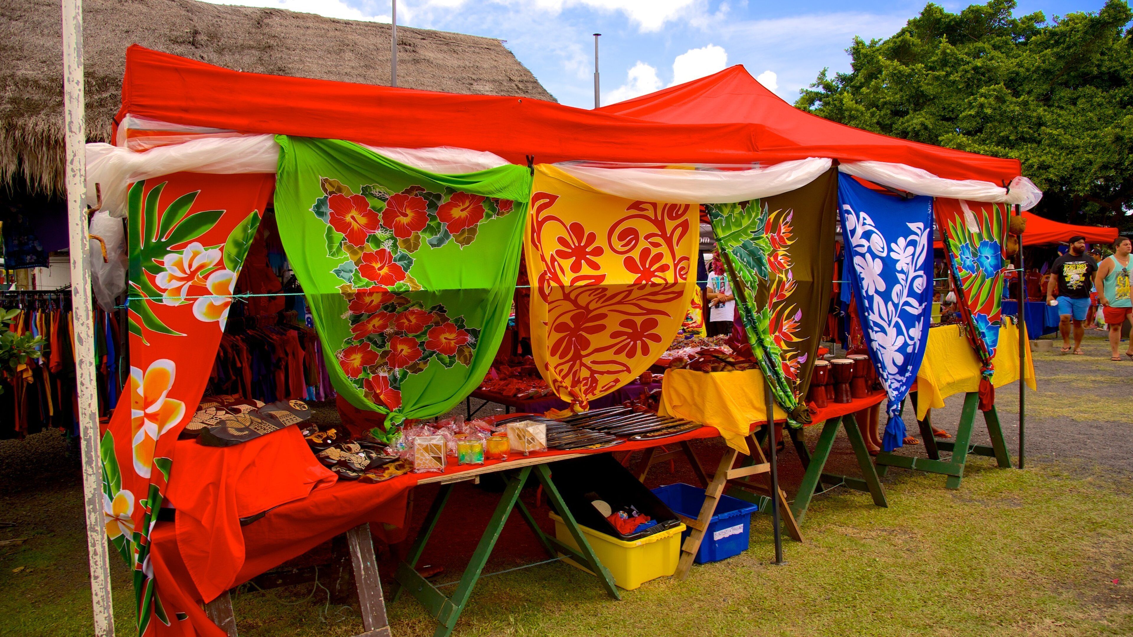 Rarotonga welches beinhaltet Märkte