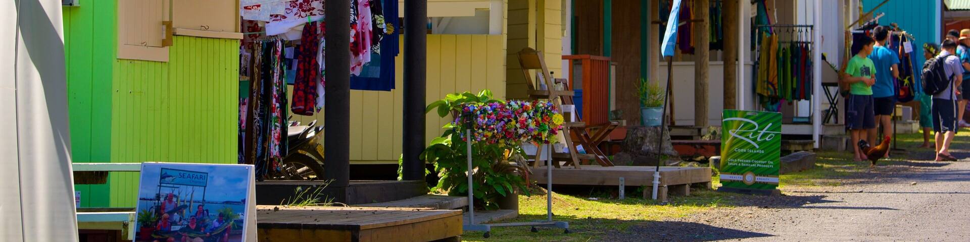 Rarotonga featuring markets
