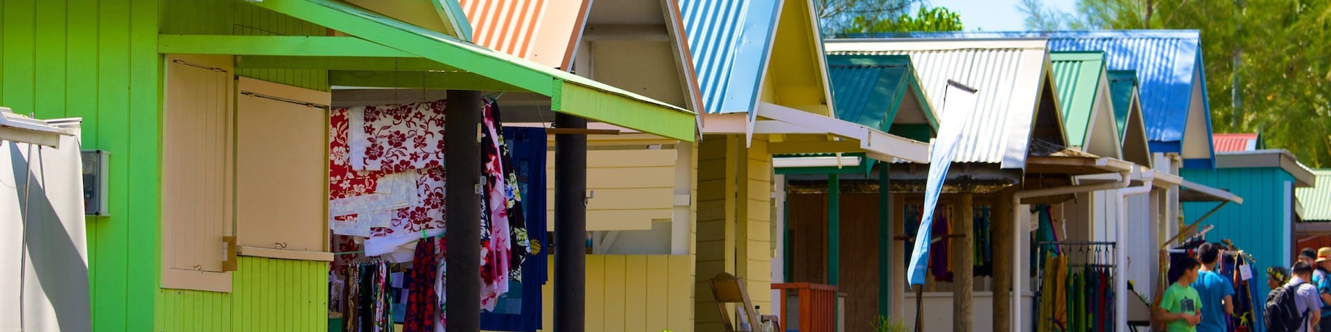 Rarotonga que inclui mercados