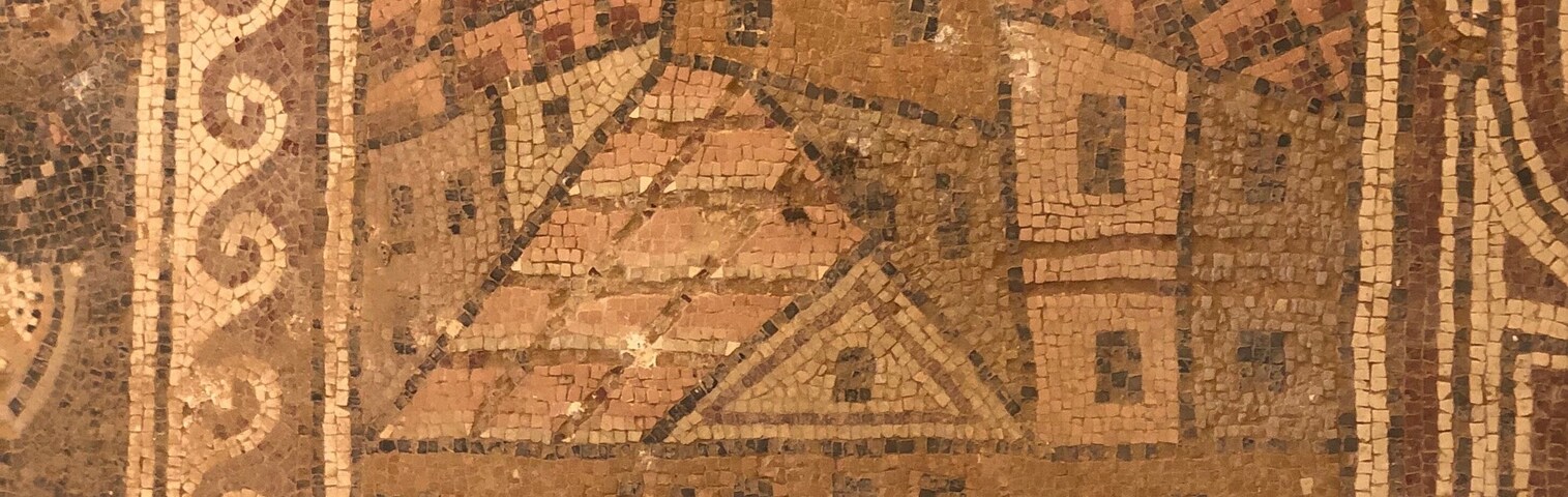 Mosaic of the city in Jordan