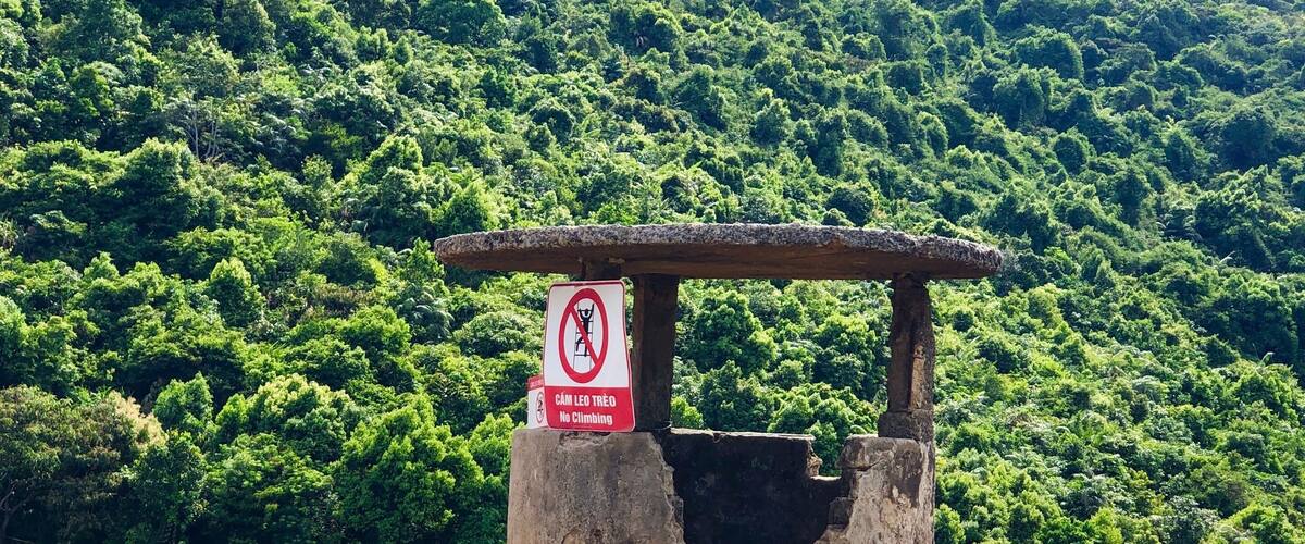 At the peak of Hai Van Pass