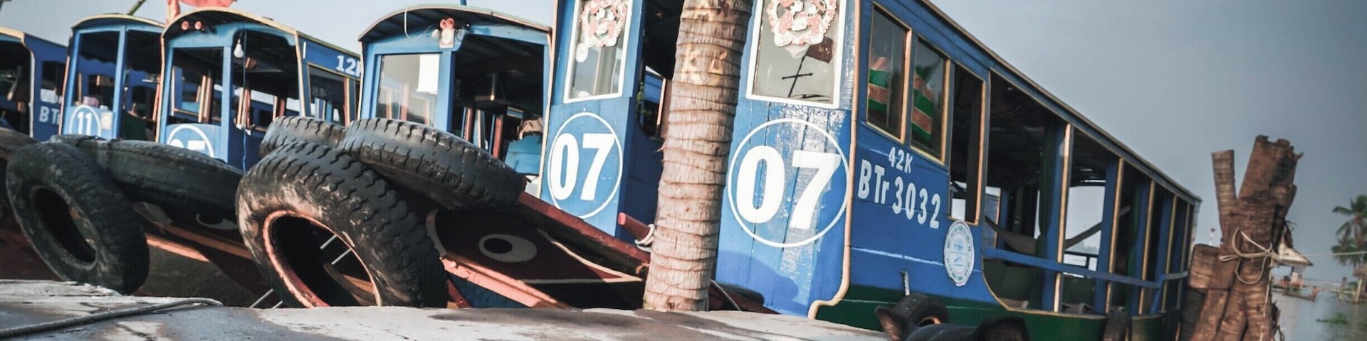 Nam Views | Mekong River: Taxi boats sit docked on the river looking starved for passengers. Would have loved to have visited the Mekong River while there was a bit more activity, but on the bright side there were no crowds and that has been pretty rare for most places I’ve visited.
.
.
.
.
#sonyalpha #sonya7riii #traveler #travellife #travelphotography #travelpics #travelgram #wanderer #wanderlust #instagood #instatravel #yourshotphotographer #lpfanphoto #troveon #explorevietnam #southeastasia #vietnam #visitvietnam #beautifulseasia #igvietnam #vietnamcharm #vscovietnam #asianculture #mekongriver #mekongdelta #dock #taxiboat #woodenboat #dog