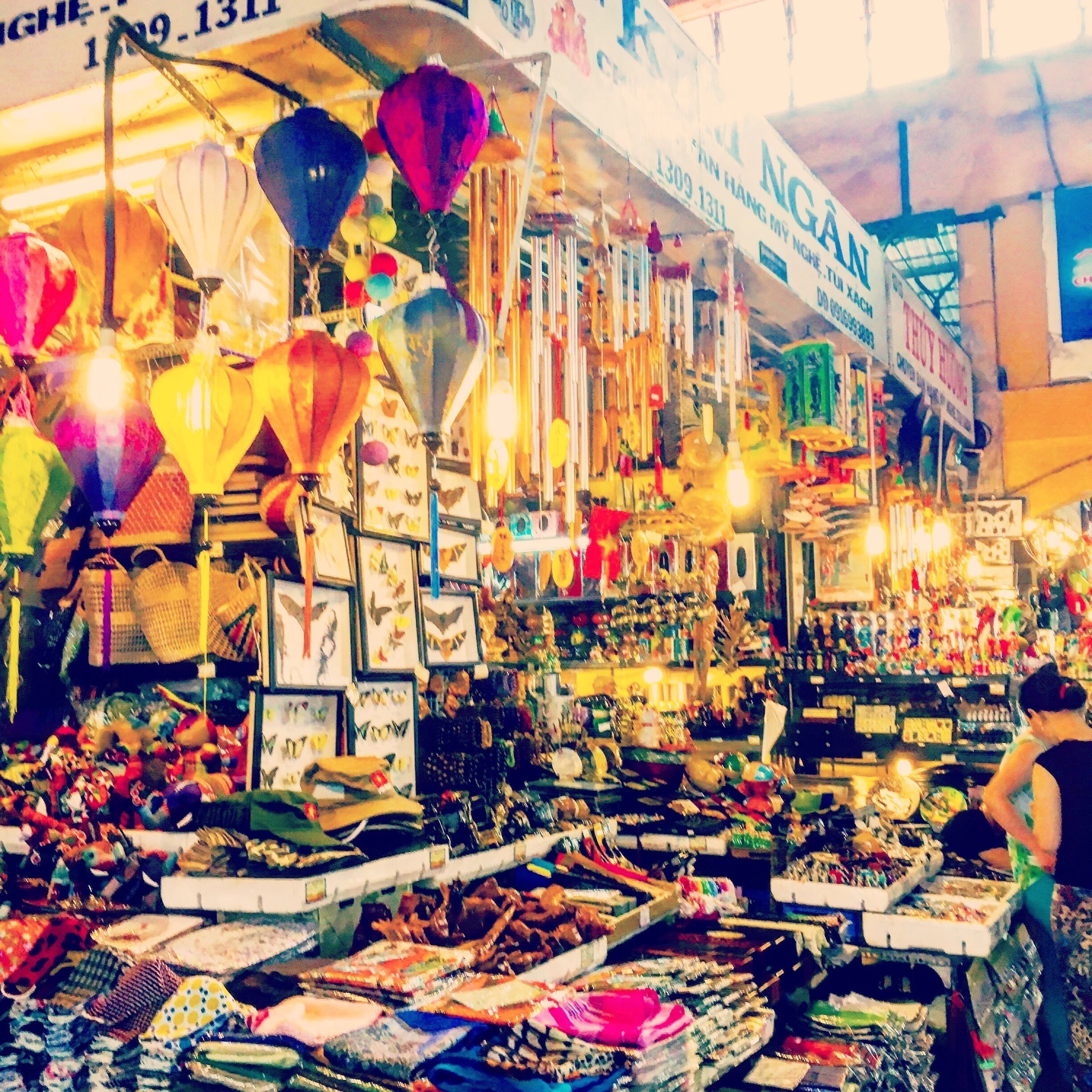Markets in Ho Chi Minh are constantly a Buzz. The aromas in the air a mixture of sweet fruits, spices and fish... the selection of products on sale extensive and rows and rows to get lost within... a must see 