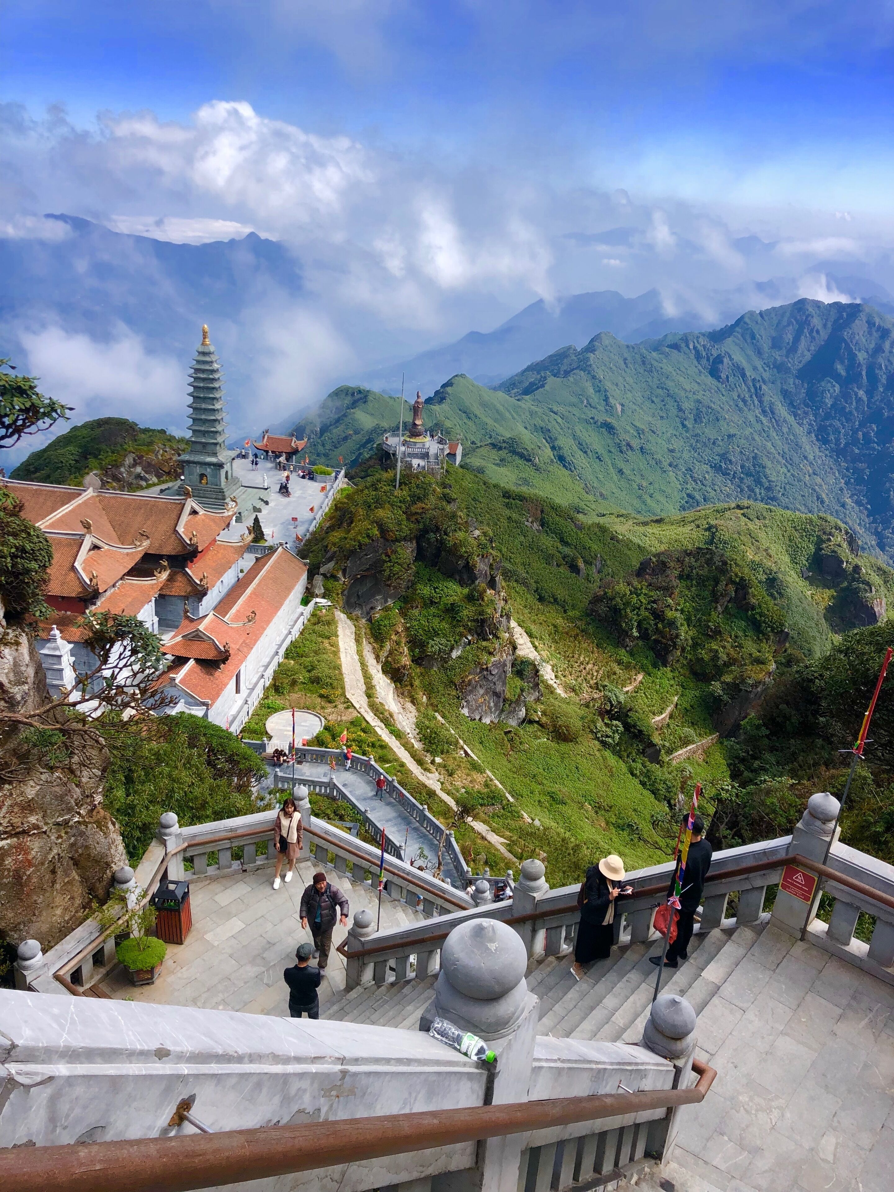 View near the funicular station; worth coming up on a clear day
