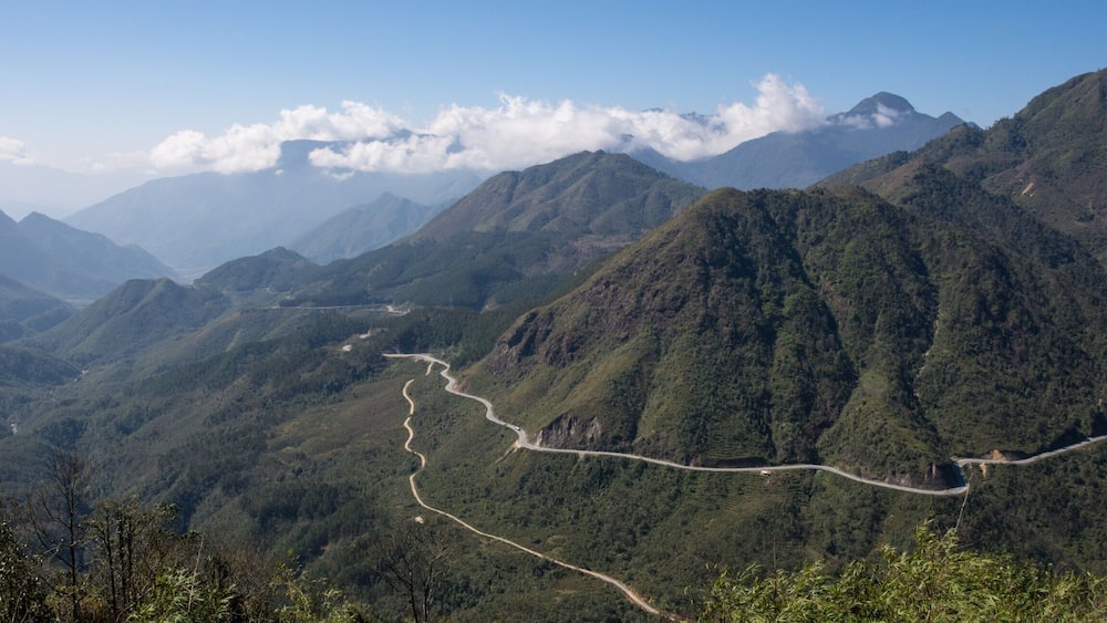 Amazing roads to ride on a motorcycle, with a break in the weather. Northern Vietnam is quiet and peaceful just be careful for livestock...