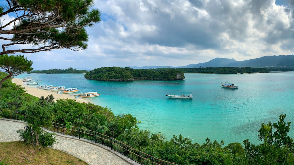 Beautiful Kabira Bay, Japan