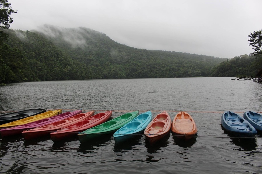 View of lake Bulusan...