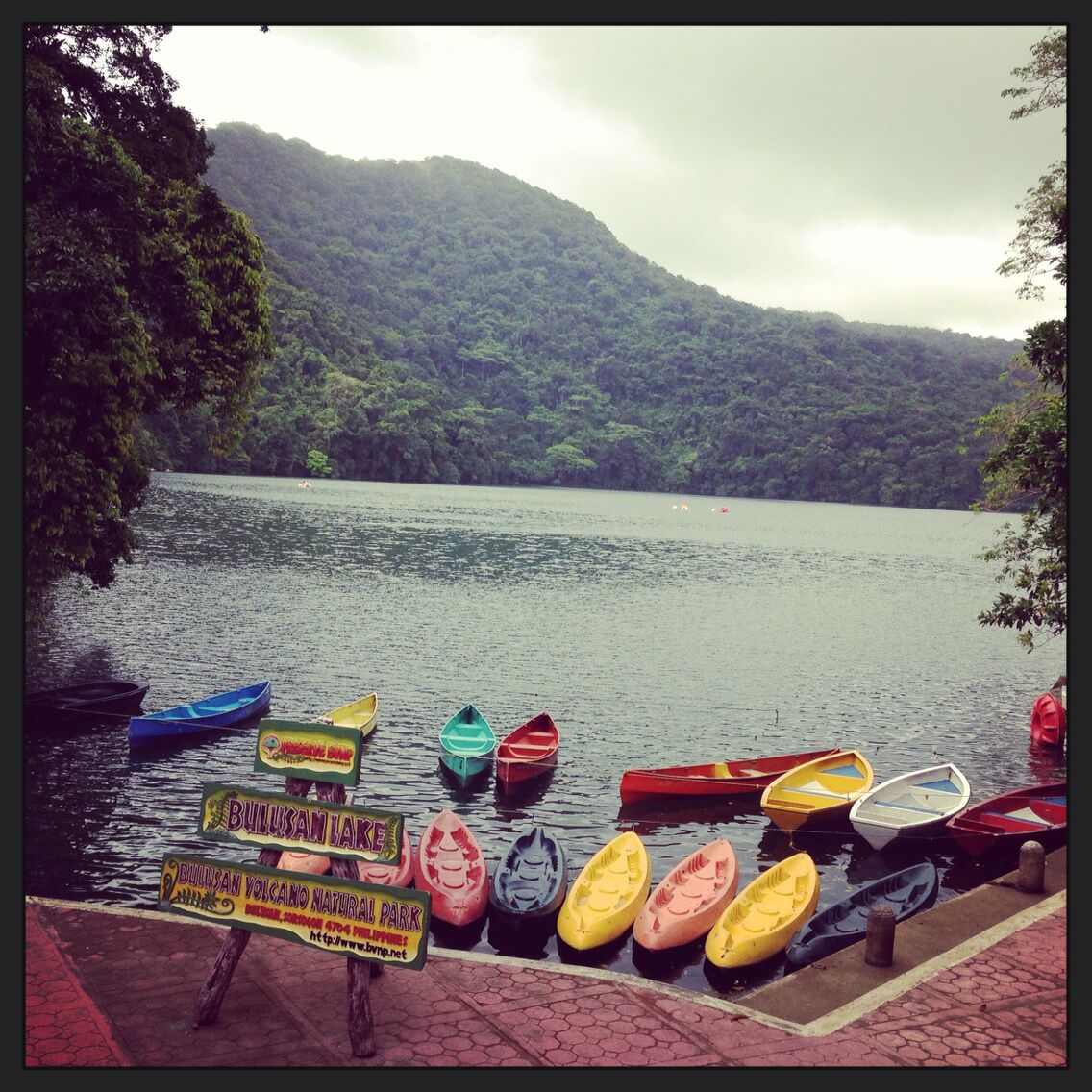 Bulusan Lake lies in the heart of Bulusan Volcano National Park