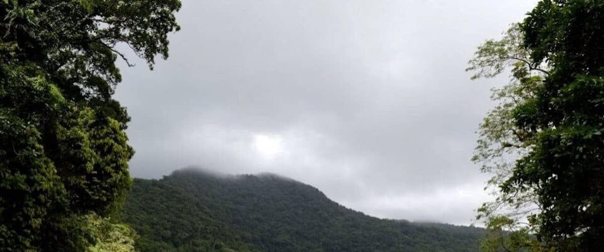 Colorful kayaks docked at Lake Bulusan