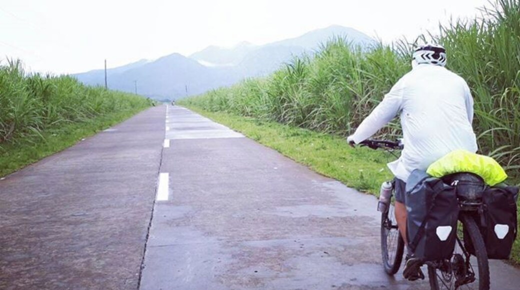 On the way to the mountain #bikecamping #bikecamp