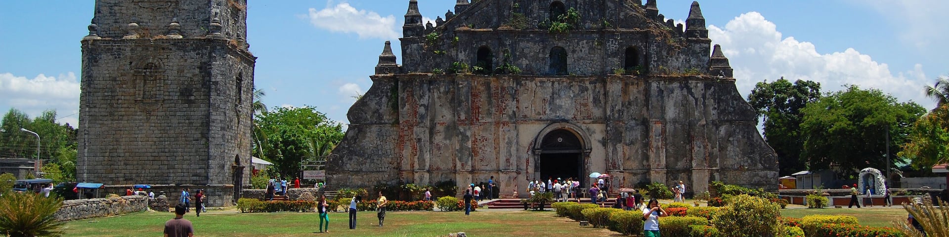 San Agustin Church of Paoay facade in Ilocos Norte, Philippines